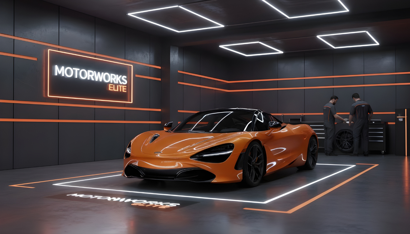 Elite Motorworks showroom and service atmosphere