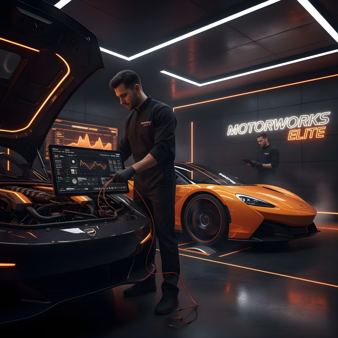 Performance engine bay detail